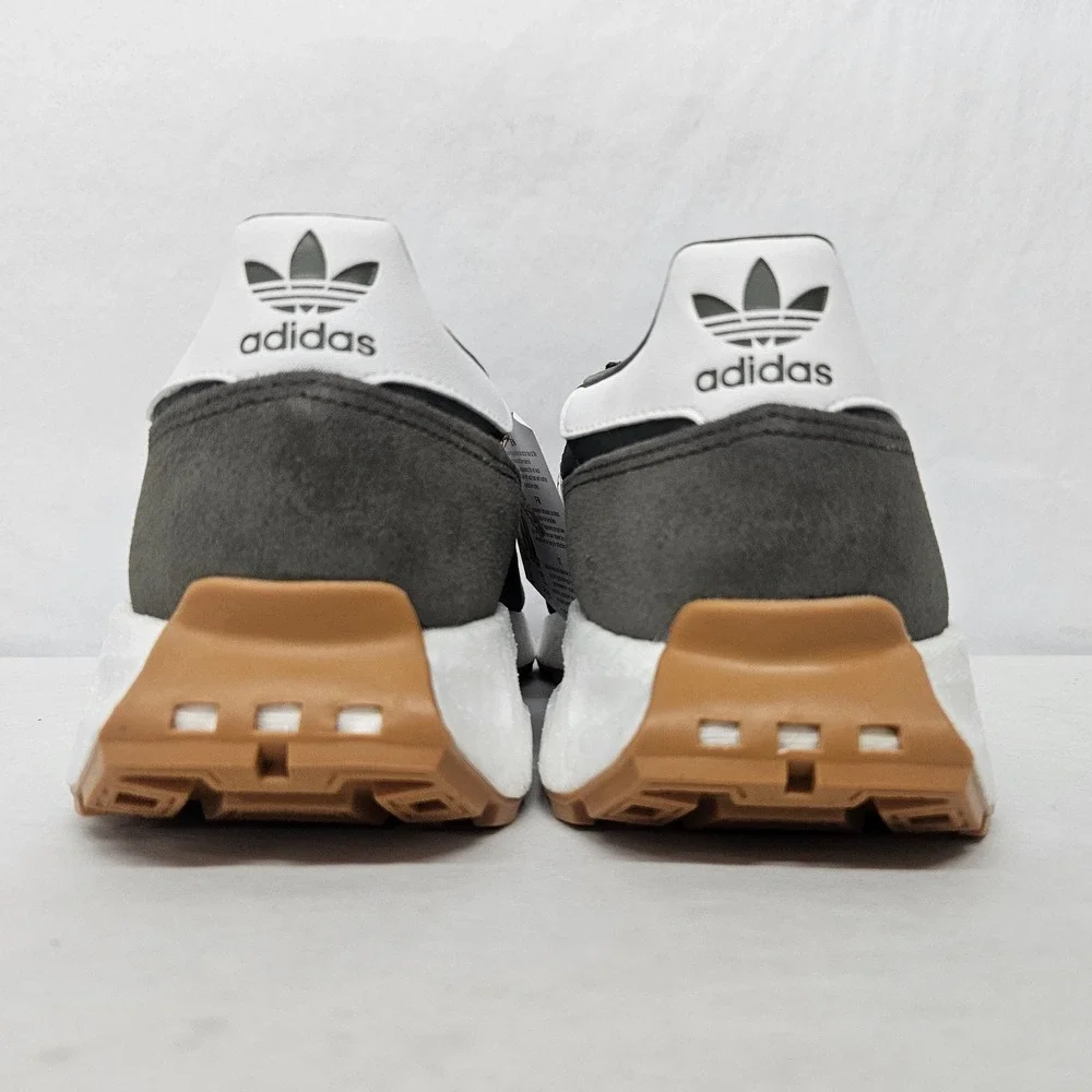 Adidas Retropy E5 Casual Sneakers H03854‎ Olive White Gray Boost Mens Size 9